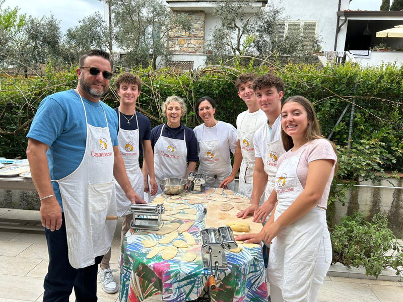 Cursos de cocina Lucca: Tagliatelle caseras preparadas por una Cesarina.