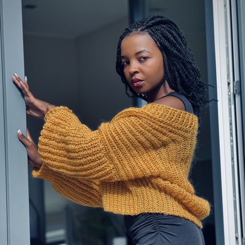 nknit wave pattern mohair KNIT サイズ1 NKNIT wave pattern mohair KNIT サイズ1