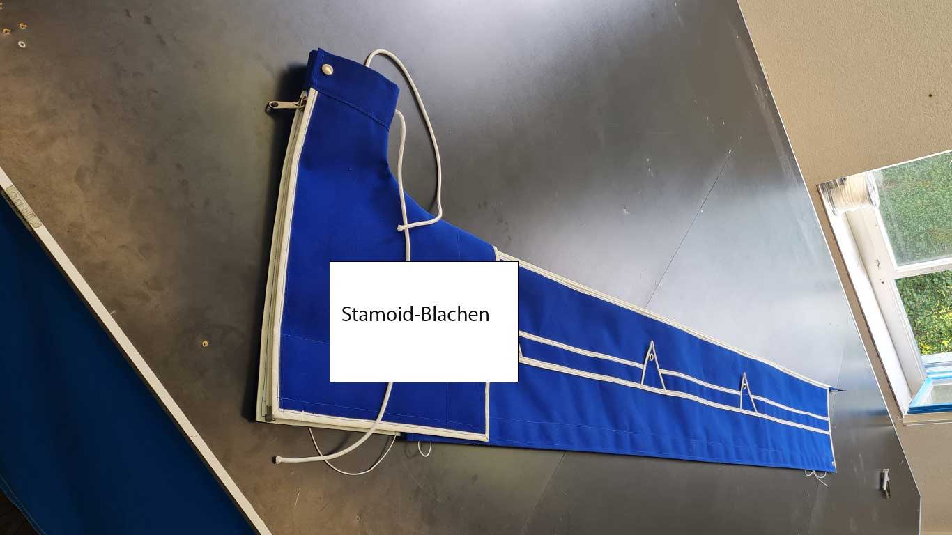 Hier sehen Sie Beispiele aus der Bootssattlerei