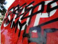 graffiti safewipes remove graffiti from stop sign