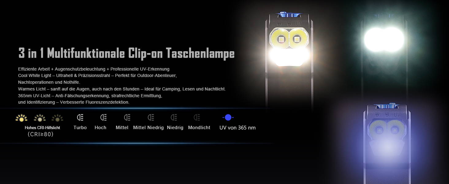 IMALENT LD35 Wiederaufladbare EDC Taschenlampe