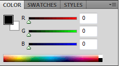 Панель Color в Adobe Photoshop