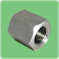 a close-up of a metal nut