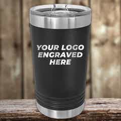custom Pint Glass 16 oz with your logo or design