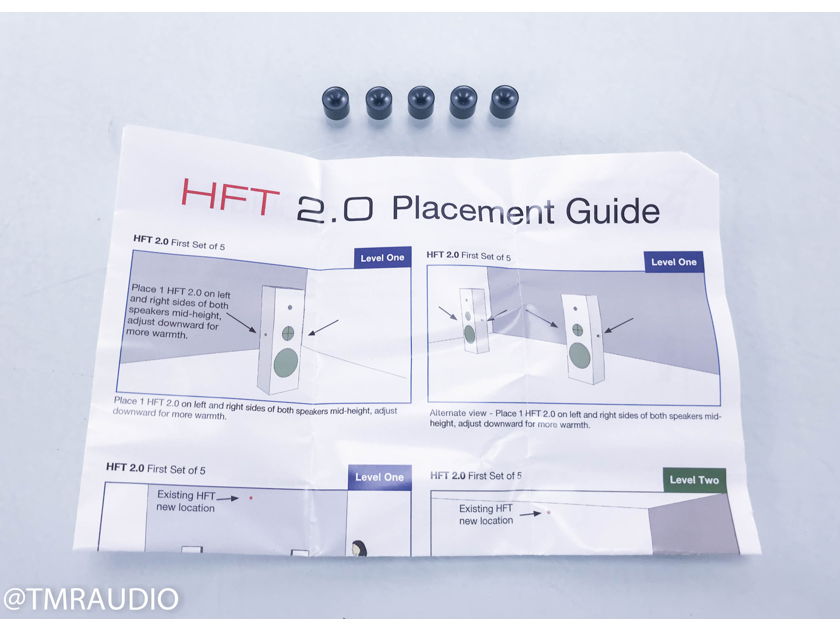 Synergistic Research HFT 2.0 High Frequency Transducers; Set of 5(11044)
