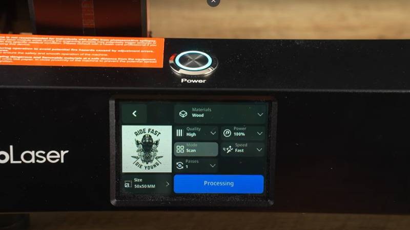 AlgoLaser Delta 22W Laser Engraver Review 07