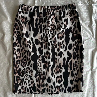 “Panther” Made in France leopard print skirt