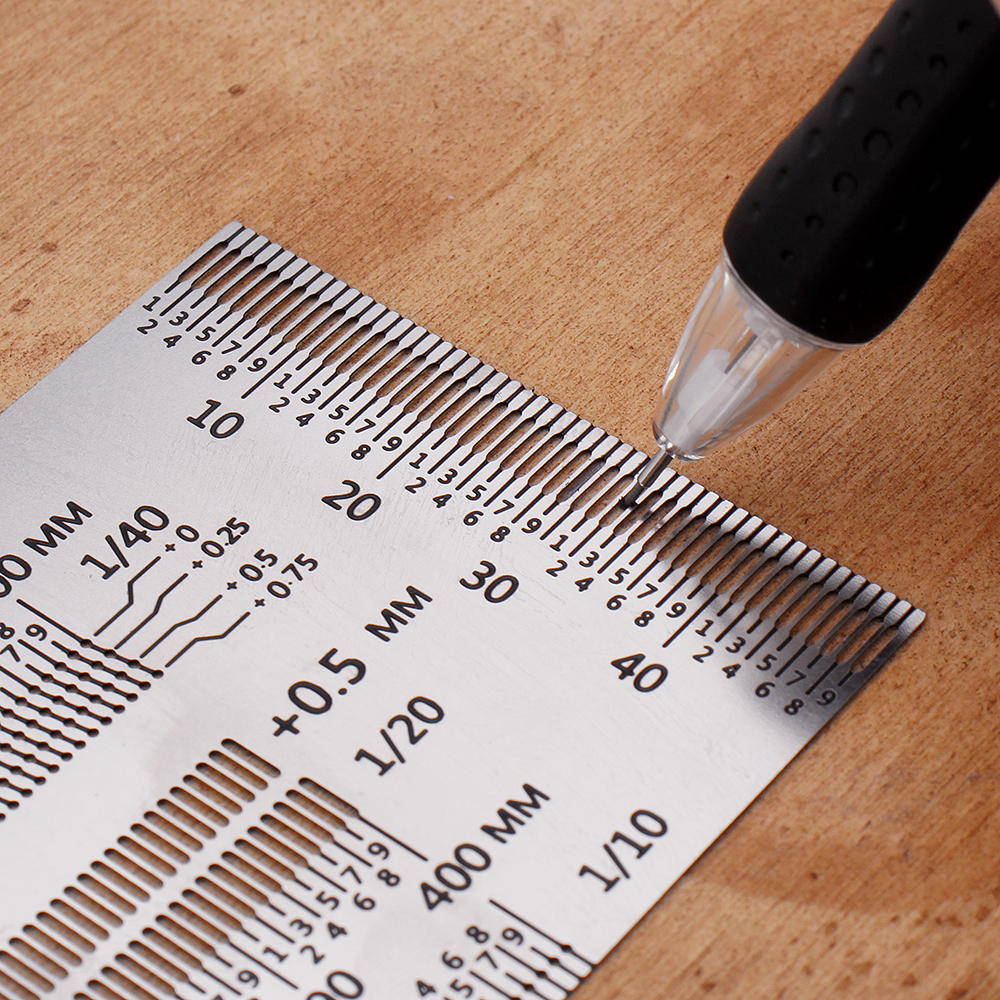 gauge precision ruler