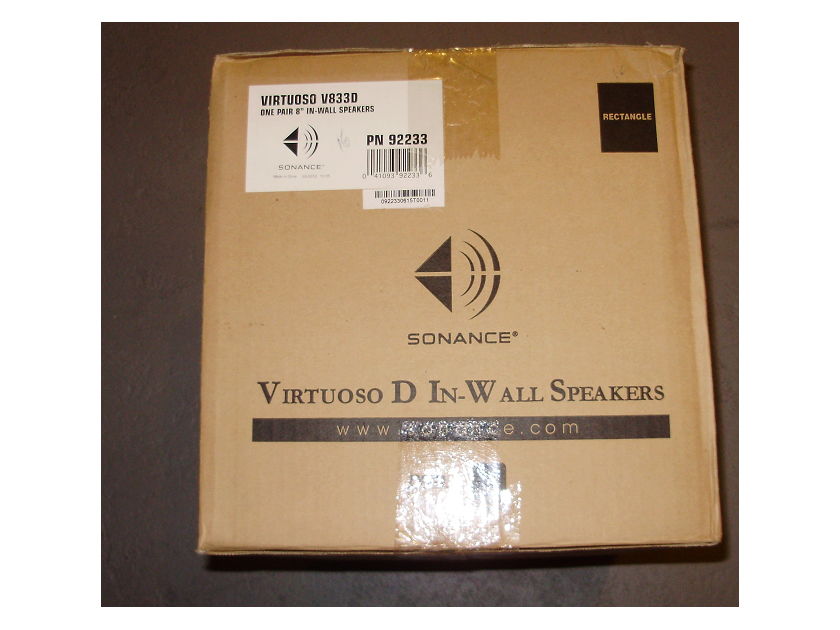 Sonance    Virtuoso V833D In wall speaker,New