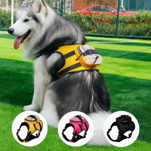 Ultimate Dog Harness Vest with Backpack - Padded, Reflective & Adjustable for Medium Sized Dogs