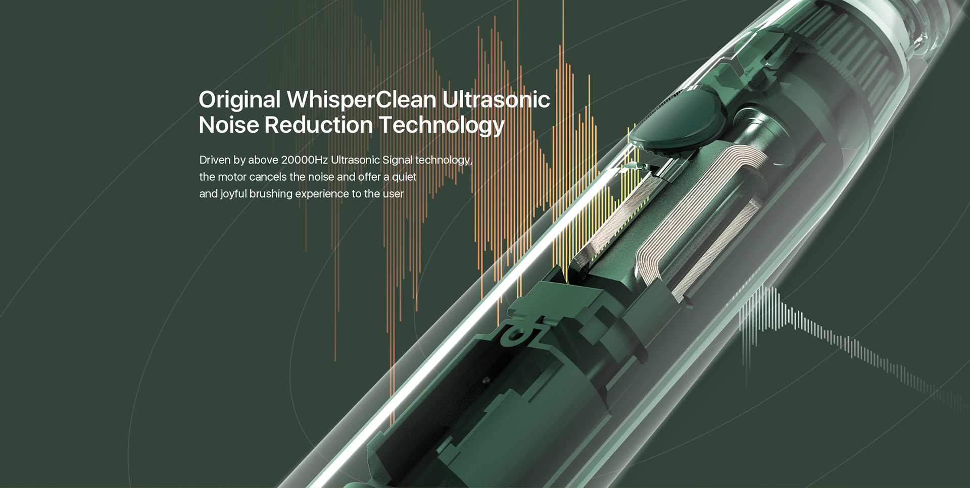 Origianl WhisperClean ultrahangos zajcsökkentő technológia