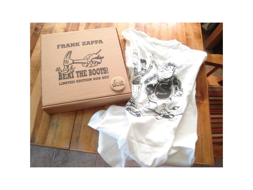 Frank Zappa - Beat the Boots  Limited edition 9 lp box set with x-lg t-shirt and badge.
