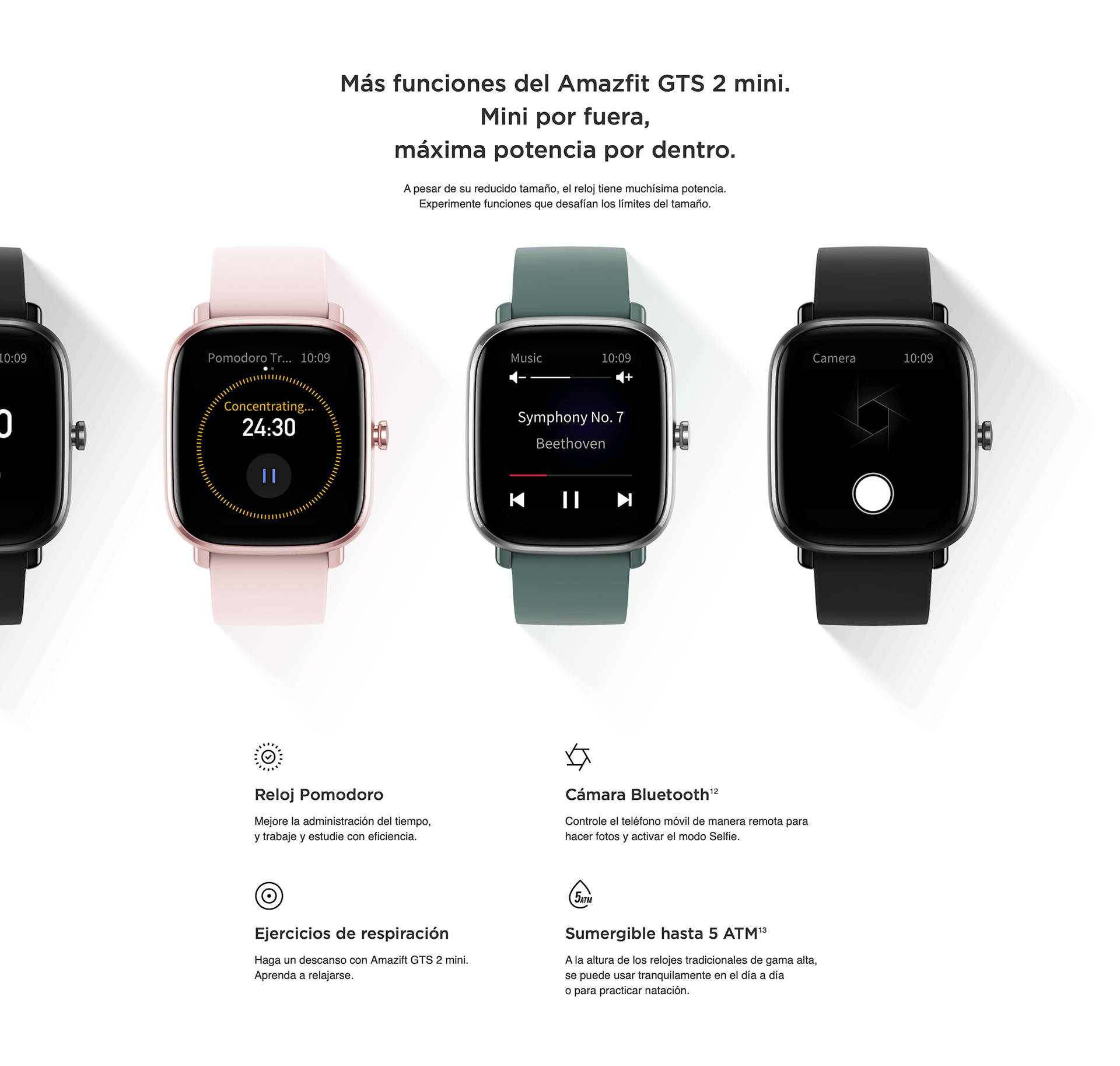 Amazfit GTS 2 Mini reloj inteligente para hombre Alexa integrado