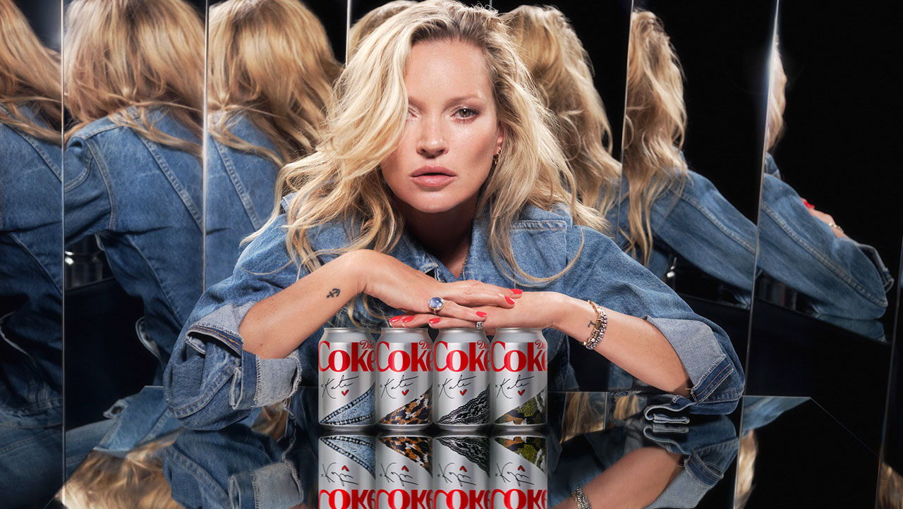 Diet Coke Hires Kate Moss As Creative Director, and the First Release Is Runway Ready