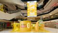 Garnier retail activation featuring integrated Havit Lighting LED strip across displays, counters and architectural features.