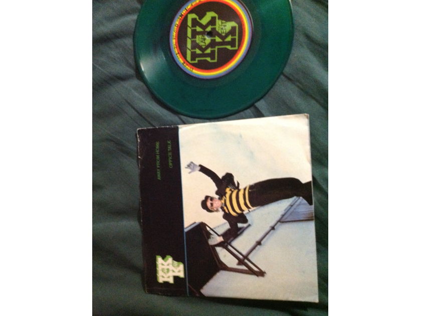 Klark Kent - Away From Home/Office Talk I.R.S. Records Green Vinyl Single Vinyl NM