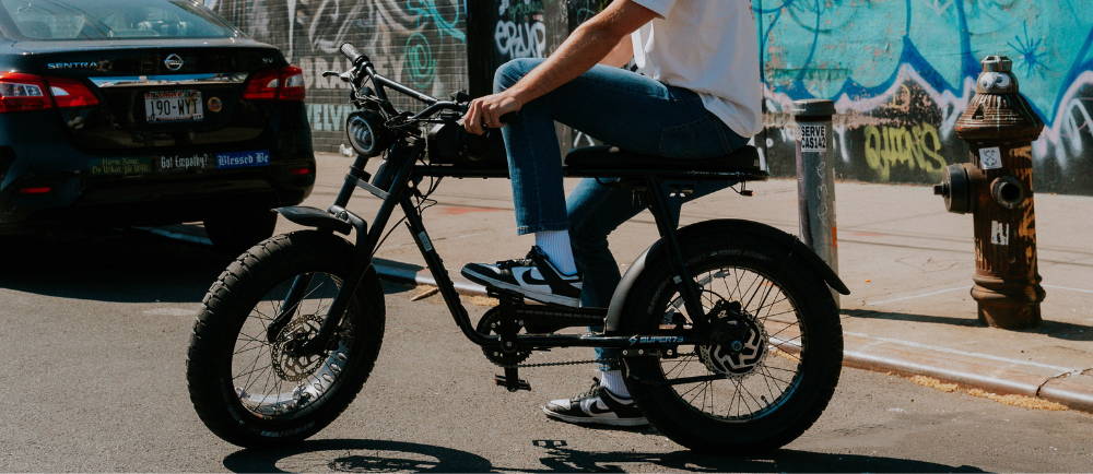 urban electric bike with fat tires