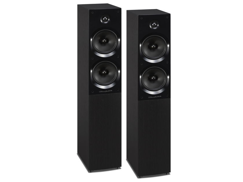 Wharfedale Quartz Q7 Floorstanding Loudspeakers (Black): New-In-Box; Full Warranty; 60% Off