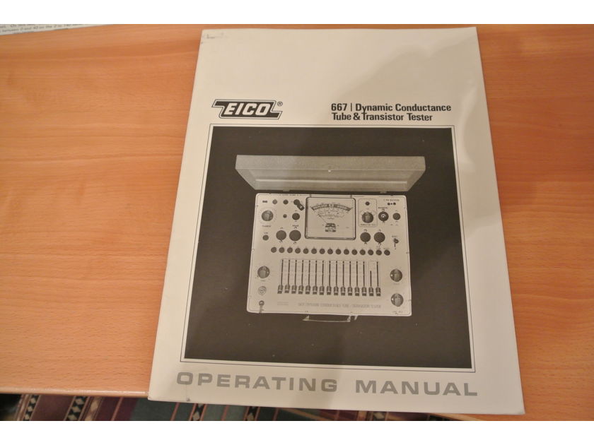 EICO 667 Dynamic Conductance Tube Tester  - NOS - Factory Wired -  Must See!!!!