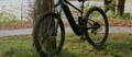 Giant Trance electric mountain bike on grass