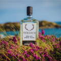 Bouteilles de de Gin Nerabus Islay Dry Gin de la distillerie Islay Gin sur l'île d'Islay dans les Hébrides intérieures d'Ecosse