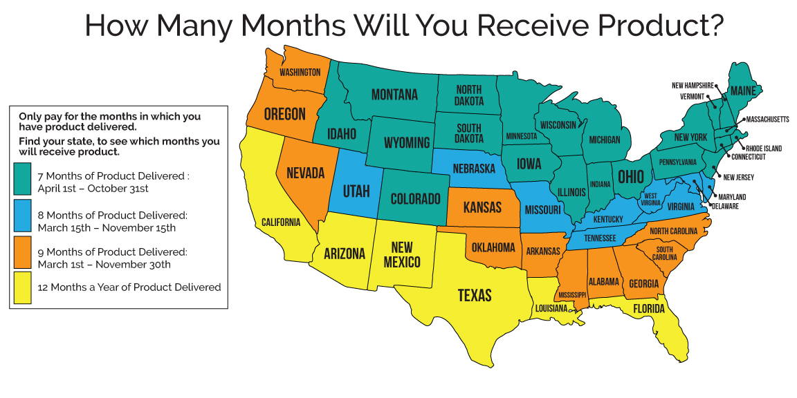 Lawn Care By State