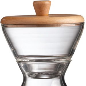 CHEMEX - Hand Blown Glass Cream & Sugar Set