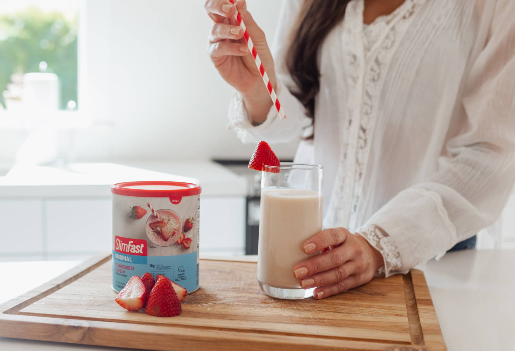 Product and lifestyle image of Creamy Milk Chocolate