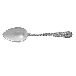 Tablespoon (Serving Spoon) Medium Repousse (Sterling, 1924, S.Kirk & Son, Inc.) by Kirk Stieff