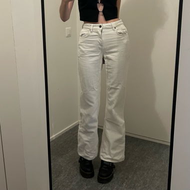 White Cord trousers from Motel Rocks Size W26