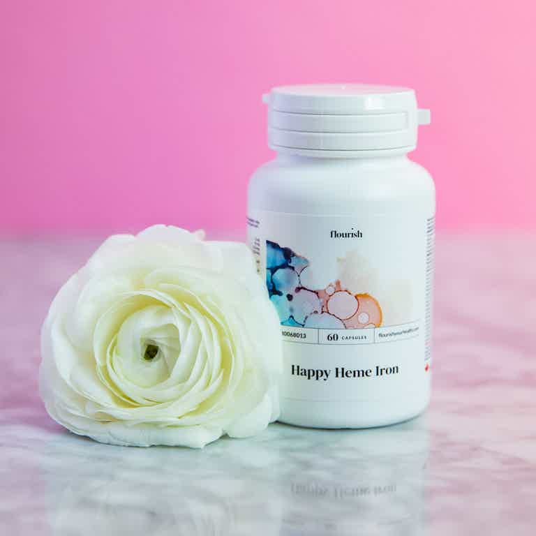 Flourish Happy Heme Iron 60 caps