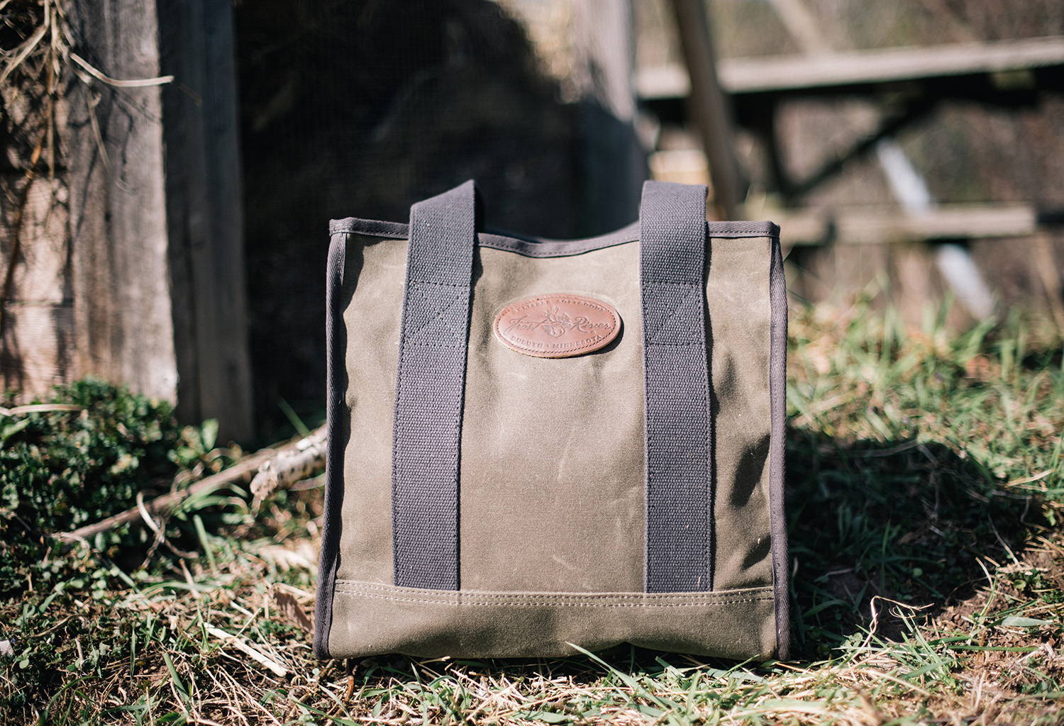 Lake Huron Tote | Waxed Canvas | Made in USA | Frost River