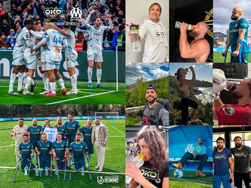 Olympique De Marseille Trinkflasche – Offizielle OM-Kollektion, 590 Ml (59 Cl), Polypropylen, Für Sport Und Freizeit