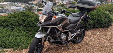 2013 HONDA NC700XD DCT ABS motorcycle for rent near Capitola, CA