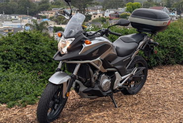 2013 HONDA NC700XD DCT ABS motorcycle for rent near Capitola, CA