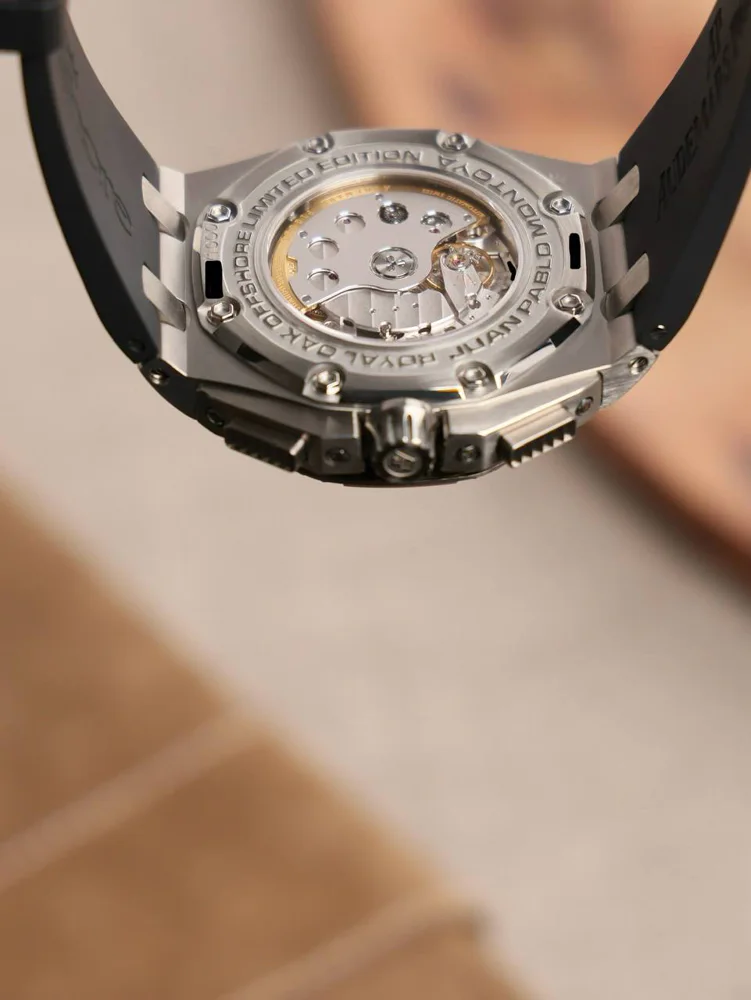 Juan Pablo Montoya Titanium Limited edition  Official AP Service 2026 Rubber strap