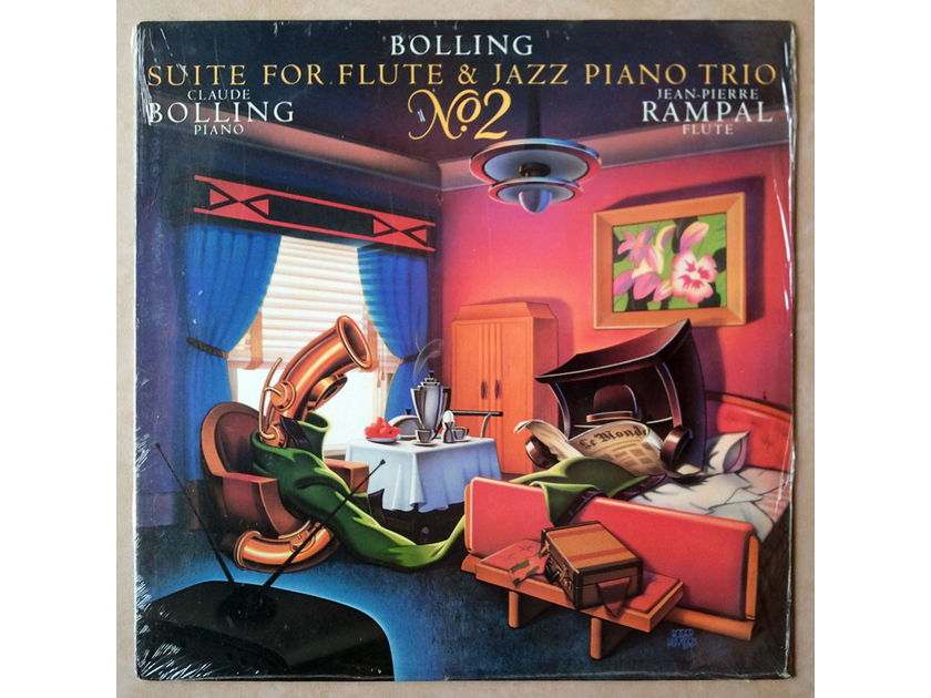 Sealed CBS | BOLLING/RAMPAL - - Suite for Flute & Jazz Piano Trio No. 2