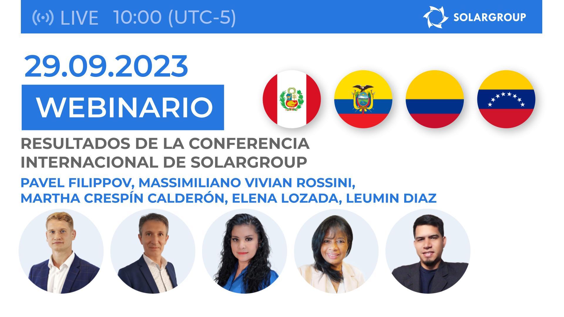 Latinoamérica. Conozca cómo se desarrolló la Conferencia Internacional de SOLARGROUP en Moscú