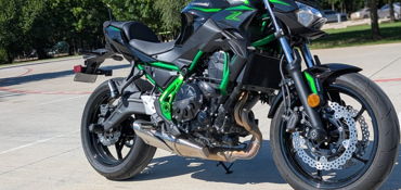 2025 KAWASAKI Z650 ABS motorcycle for rent near Frisco, TX
