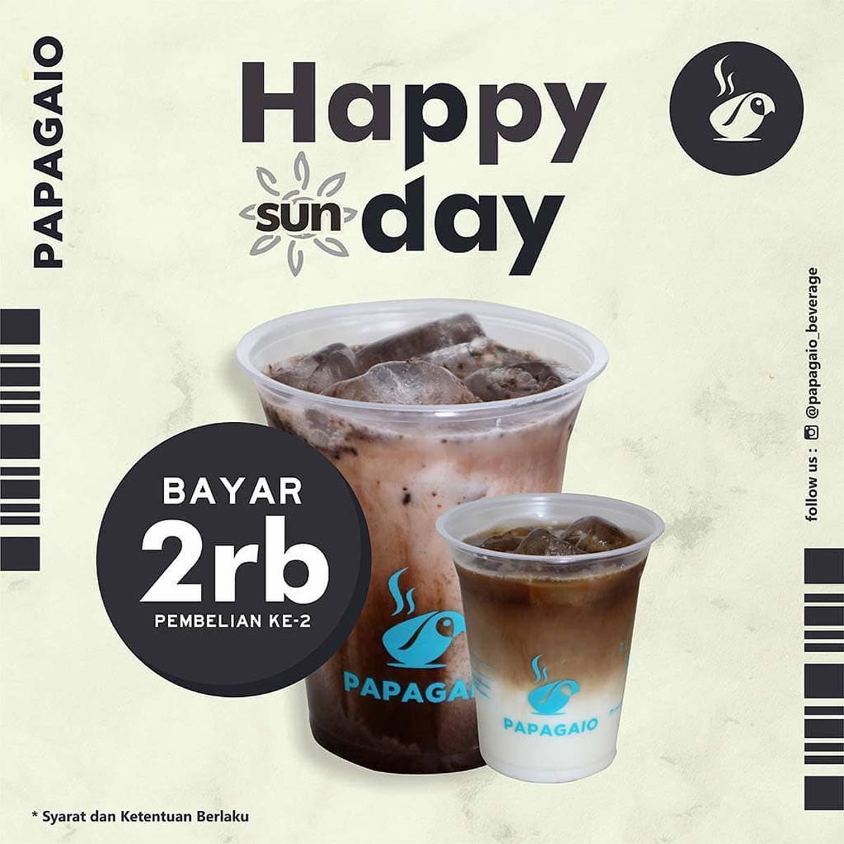 Katalog Promo: PAPAGIAO: Promo Week End Cukup Bayar Rp 2.000,- Pembelian Ke-2 - 1