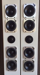 Totem Acoustics Tribe 5 white on-wall speakers