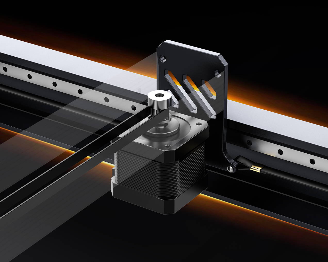 2024 Best Laser Engraver Machine-guide rail design