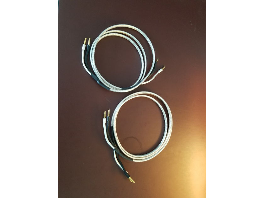 Analysis Plus Inc. SILVER OVAL II Speaker Cables - 6 foot pair - BFA Bananas