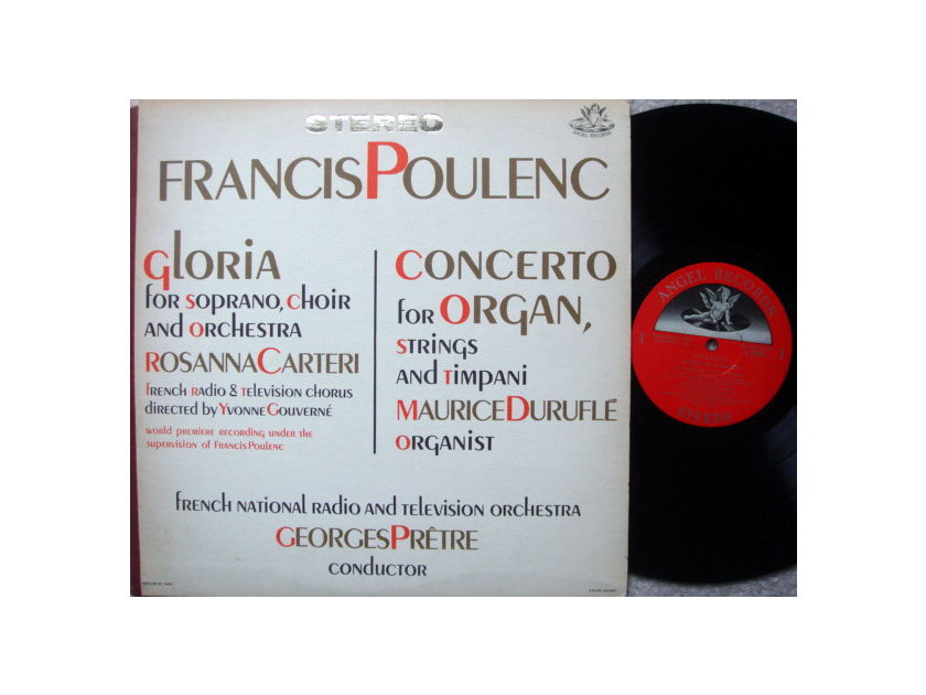 EMI Angel Semi-Circle / PRETRE, - Poulenc Gloria, Concerto for Organ,  NM!