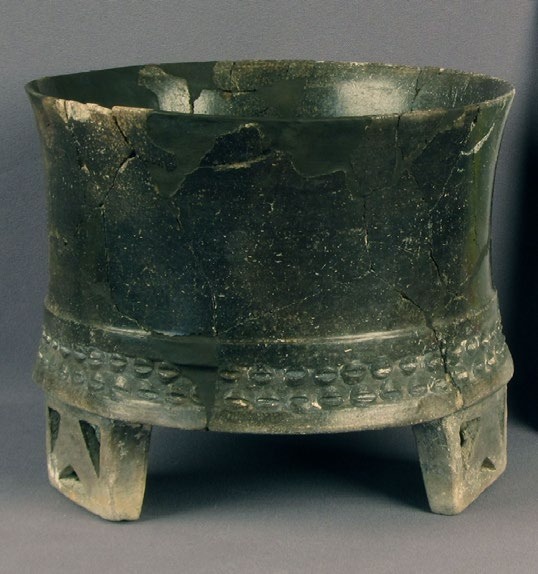 Cacao pot, tripod foot   Early Classic  Ceramic  5 13/16 × 7 1/2 in. (14.7 × 19.1 cm)   On loan from the Belize Institute of Archaeology