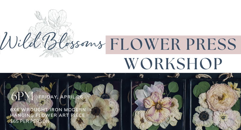 Flower Press Workshop | featuring: Wild Blossom Studios