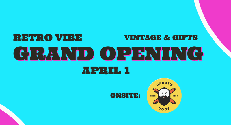 Retro Vibe Grand Opening Party