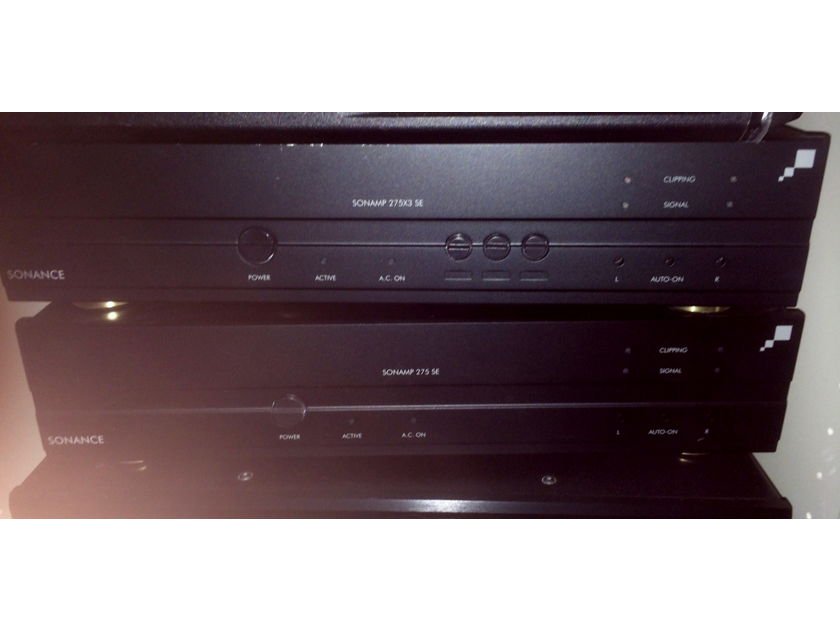 Sonance  SONAMP 275SE and 275X3SE  2 maps at five channels
