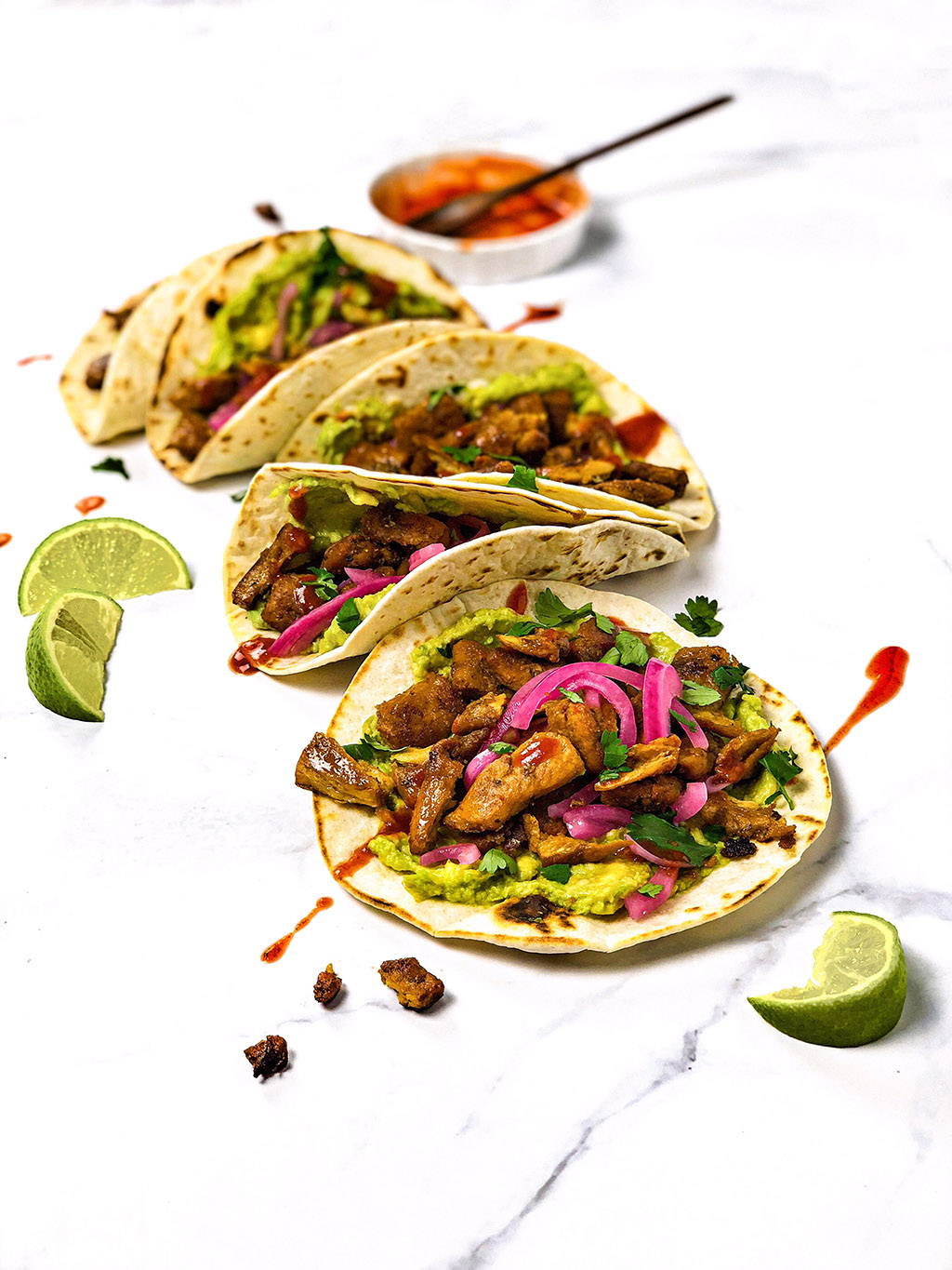 Gevulde tortilla wraps