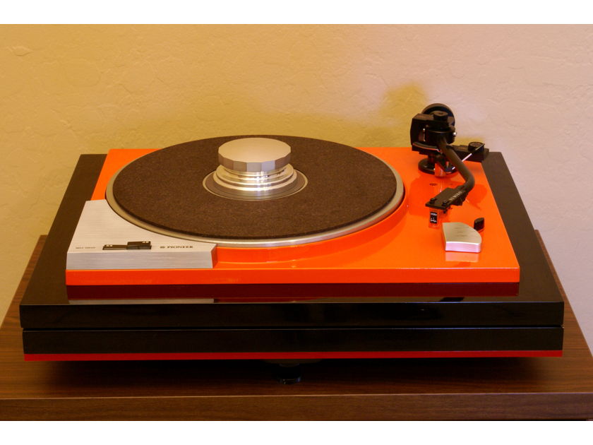 Pioneer  PL-41 Orange custom with Jelco Arm and RCA cable